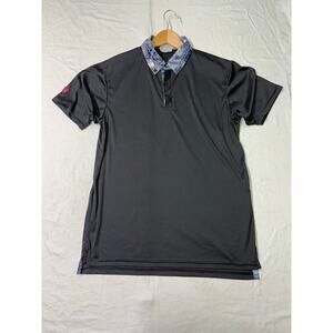 Iliac Golf Polo Shirt Men's XL  Performance Outdoor golf  Handmade